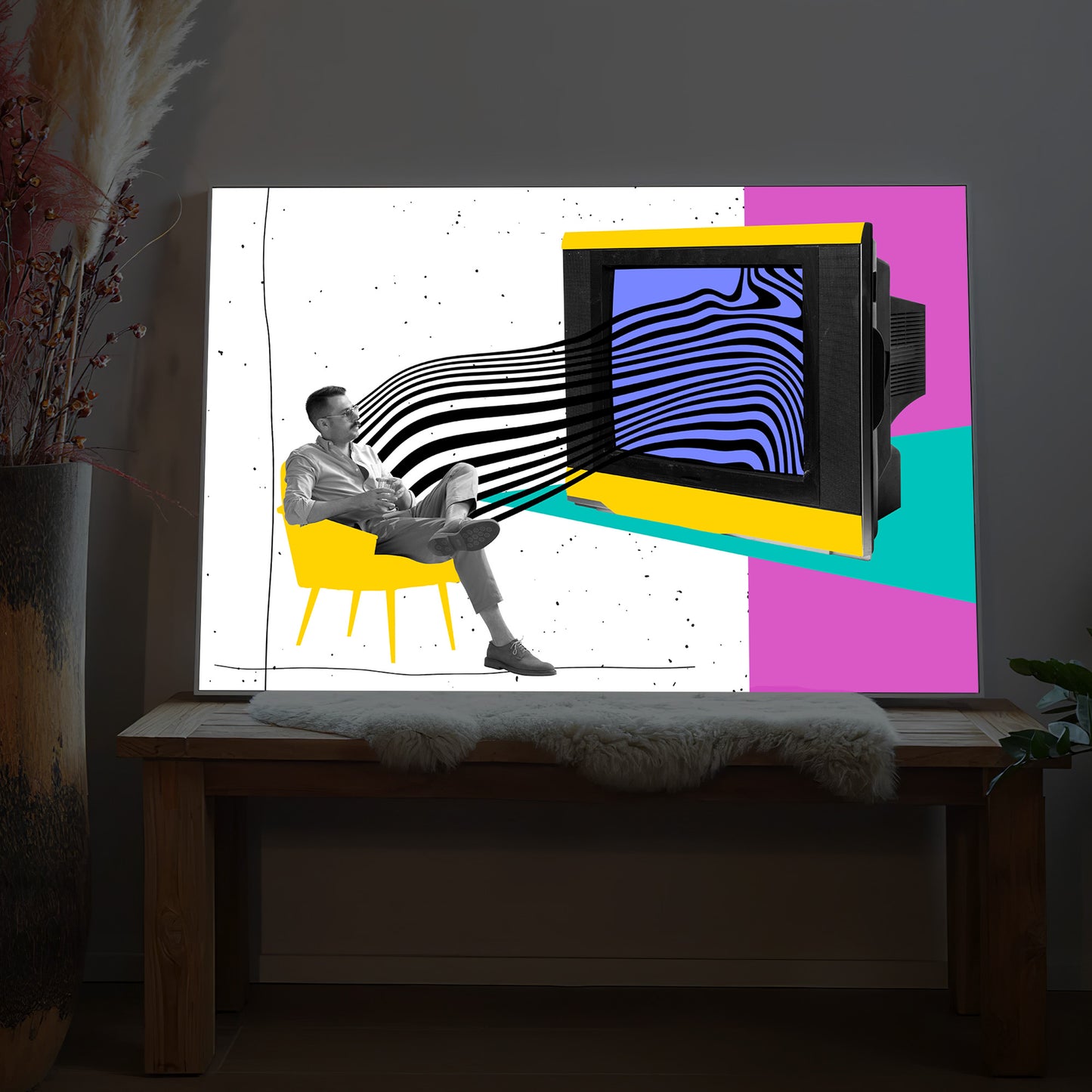 Retro Color TV