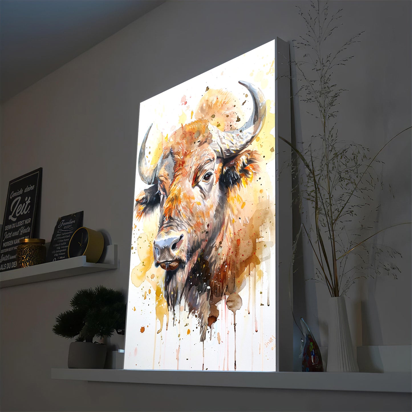 Afrikanischer Büffel Pastel