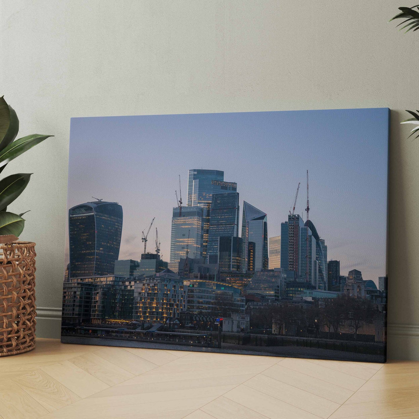 London - Banking Skyline der Wolkenkratzer - Poster oder Leinwand