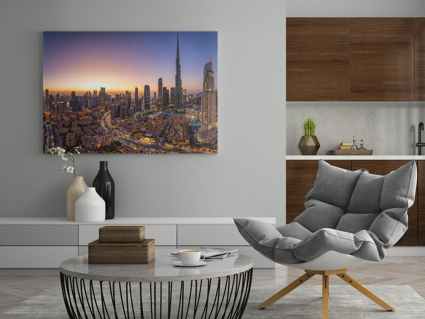 Dubai Downtown - Poster oder Leinwand