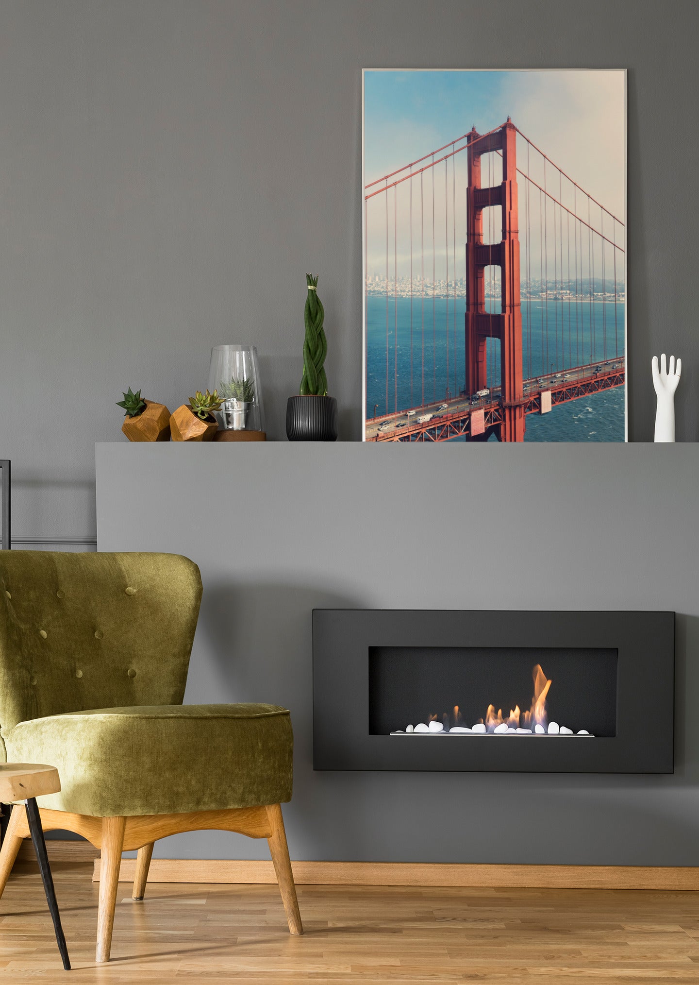 Golden Gate Bridge - Poster oder Leinwand