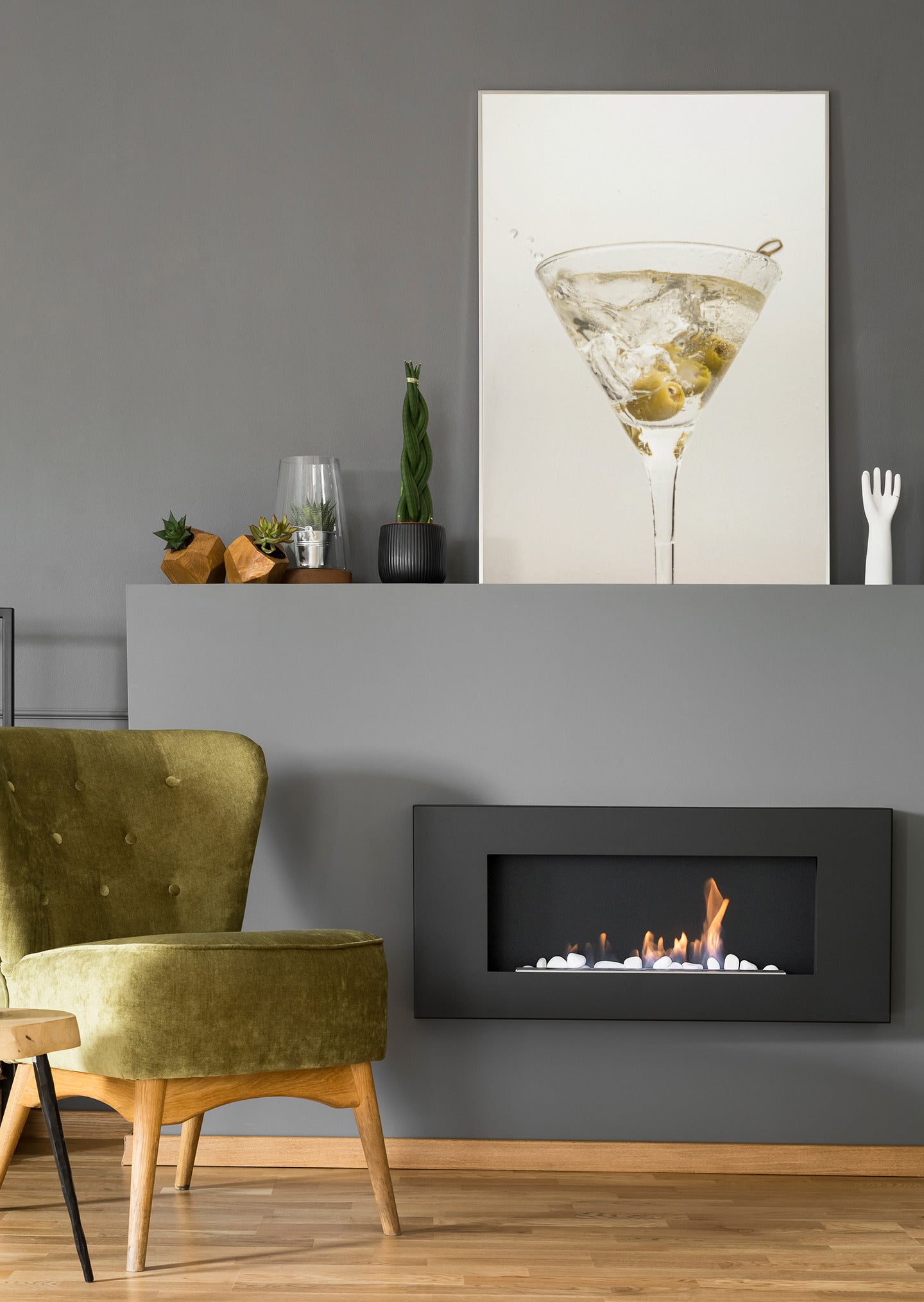 Martini Cocktail - Poster oder Leinwand