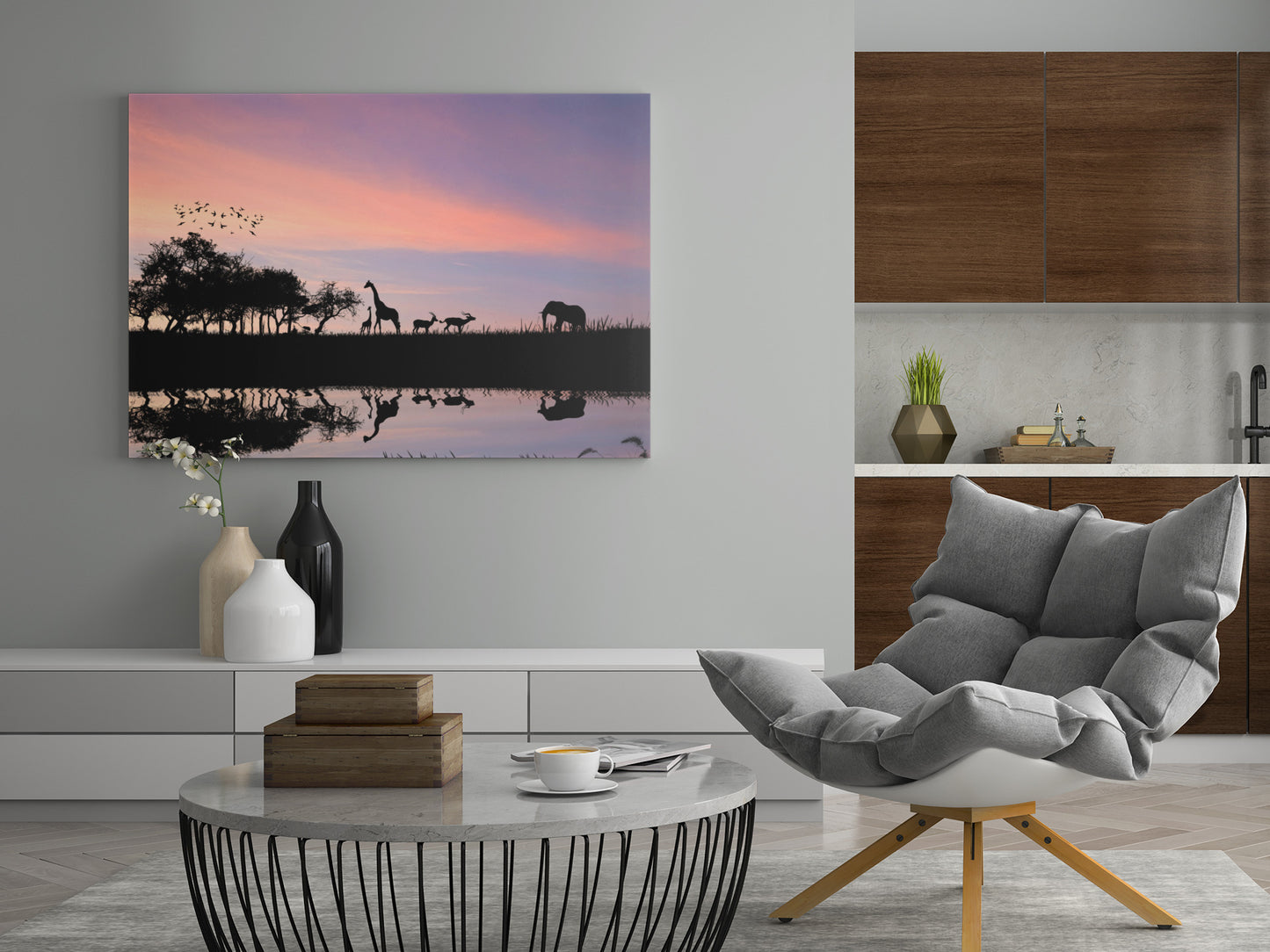 Tansania Nature Shadow - Poster oder Leinwand