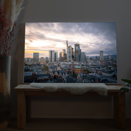 Frankfurt am Main - Skyline am Abend
