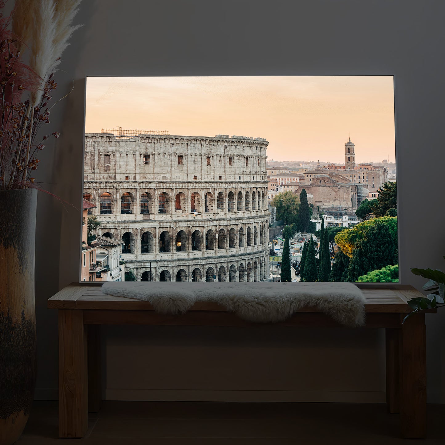 Rom - Collosseum bei Sonnenuntergang