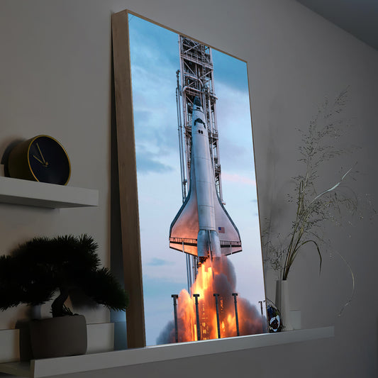 Space Shuttle an der Startrampe