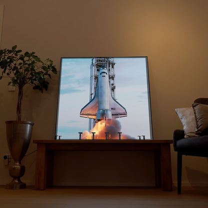 Space Shuttle an der Startrampe