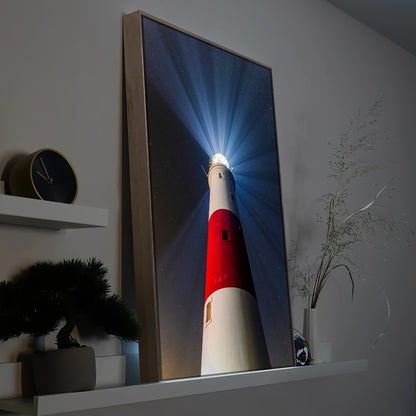 Leuchtturm bei Nacht