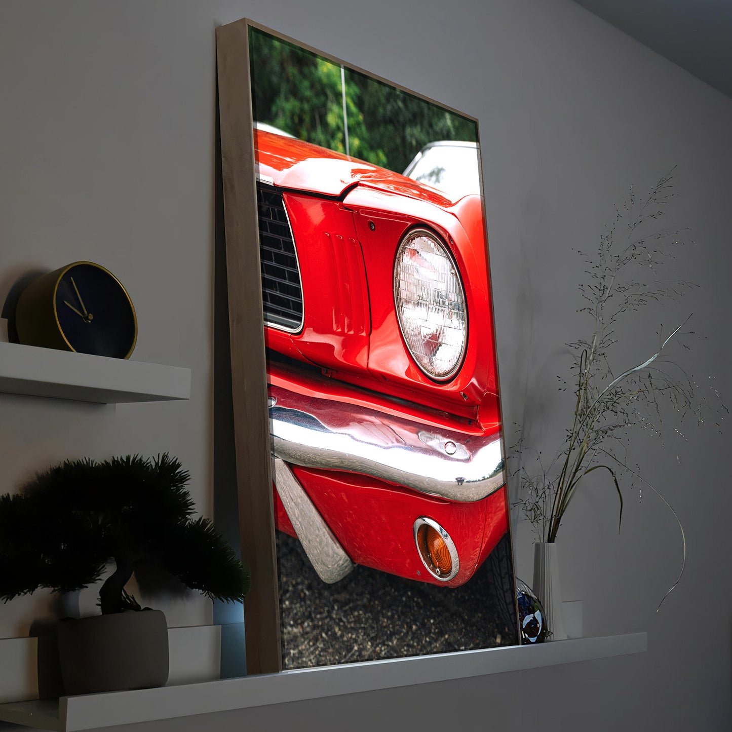 Red Mustang Front