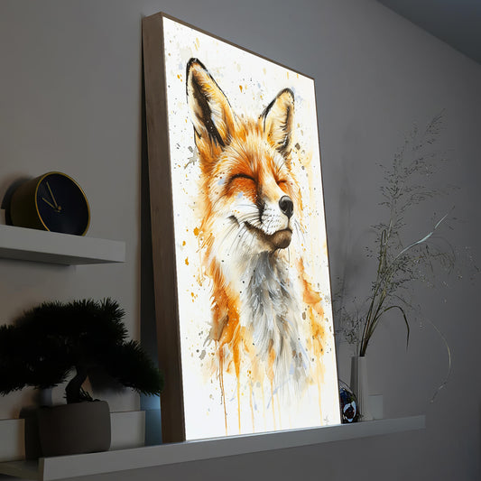 Fröhlicher Fuchs Pastel