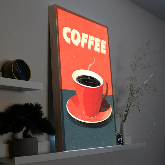 Coffee Retro Vintage Rot