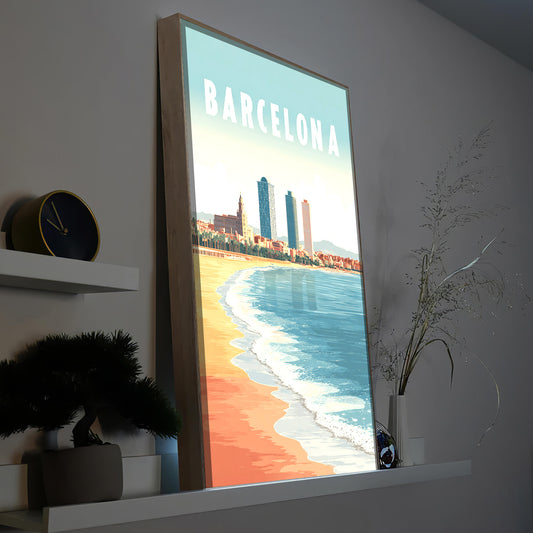 Barcelona Playa Vintage