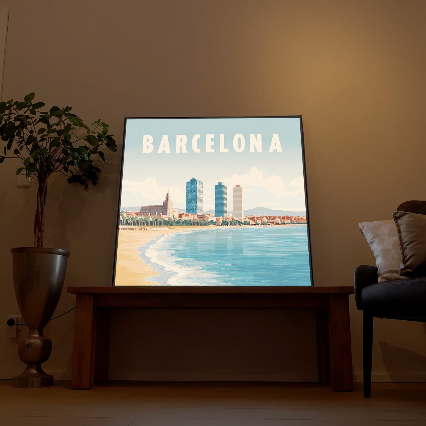 Barcelona Playa Vintage