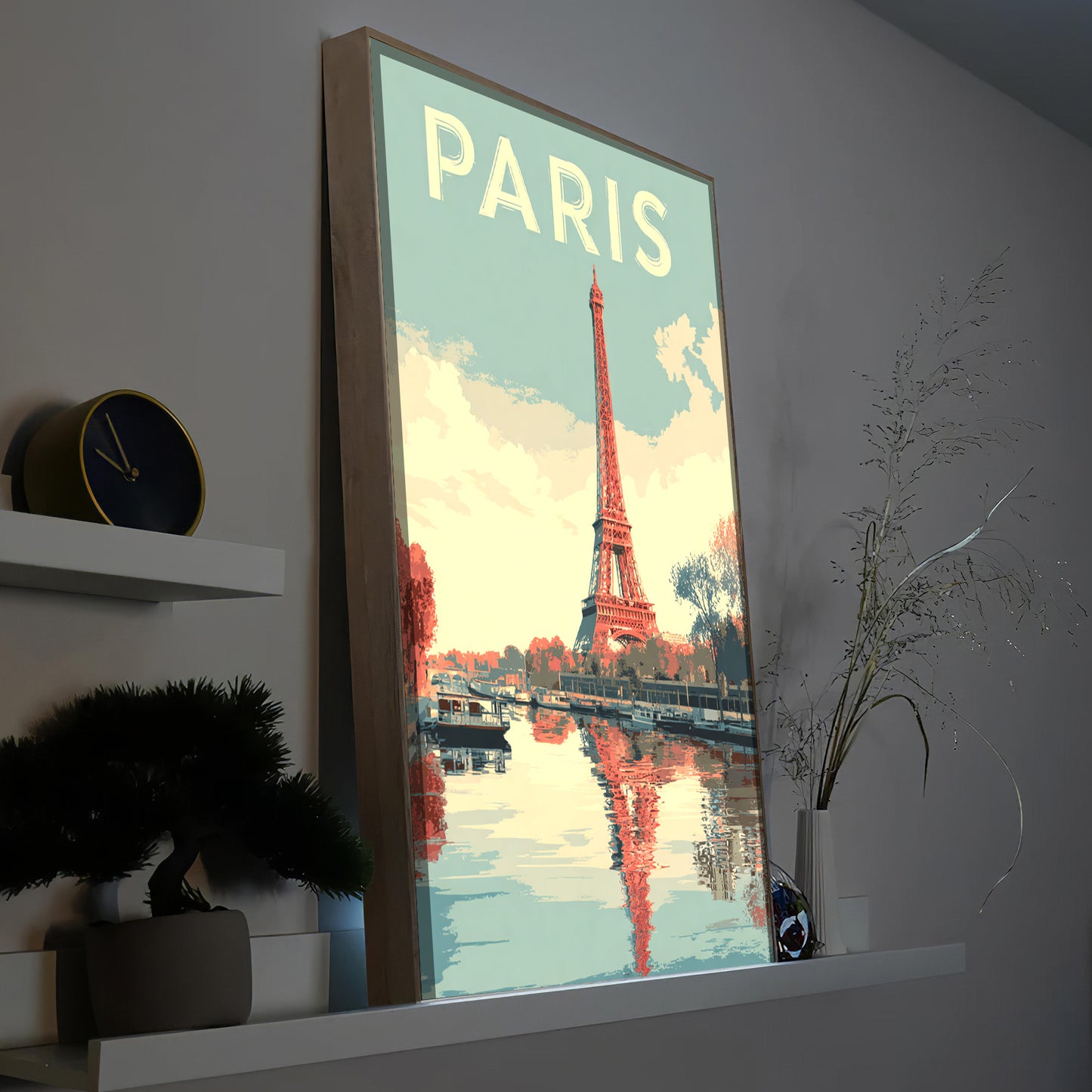 Pariser Eiffelturm Minimalistic