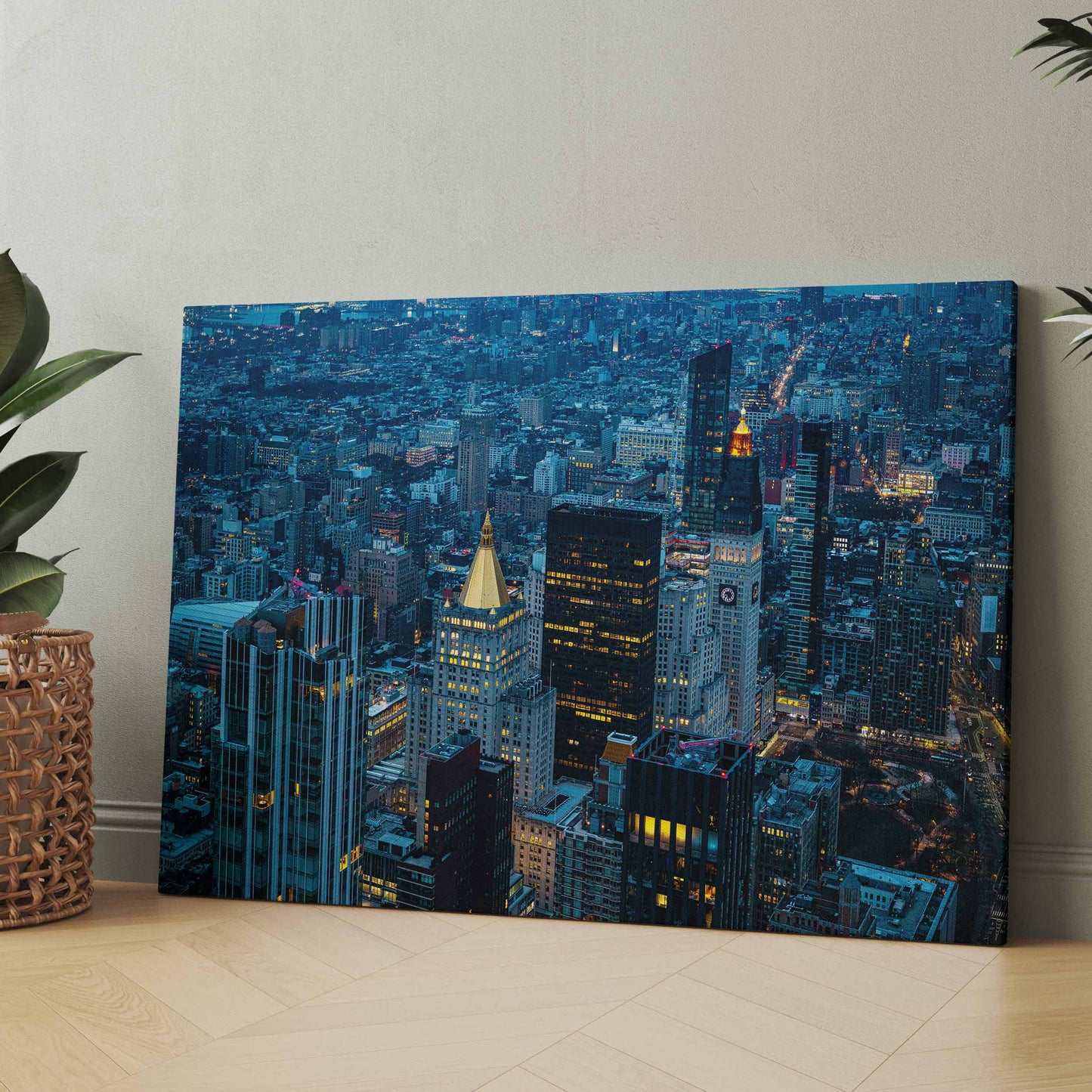 New York City - Manhatten Dämmerung - Poster oder Leinwand