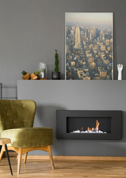 Big Apple - Manhattan Luftaufnahme - Poster oder Leinwand