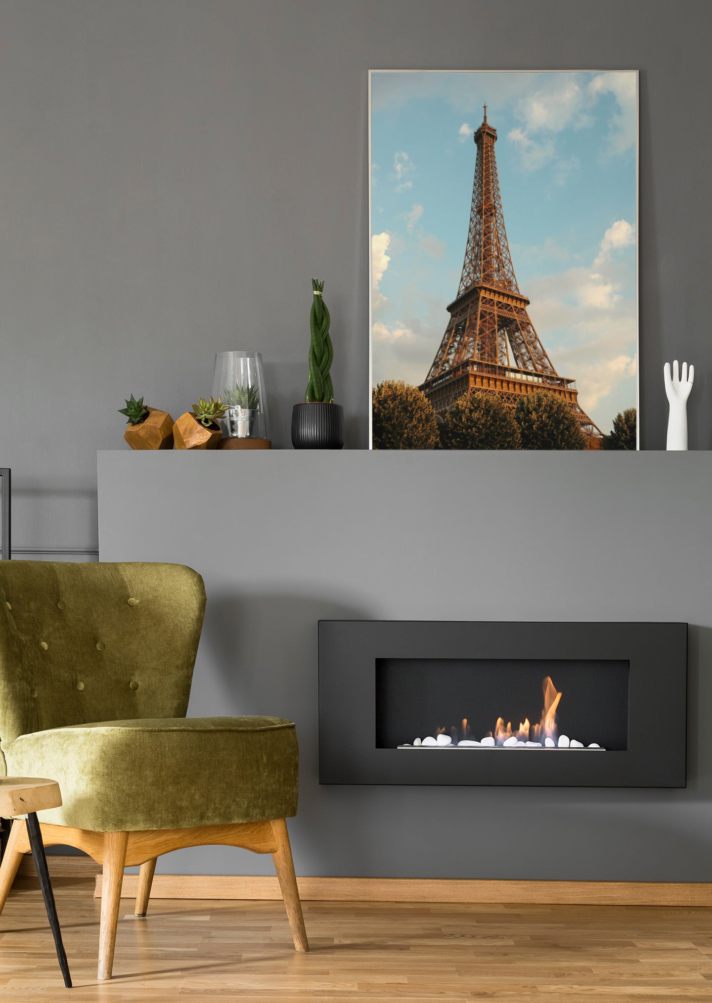 Pariser Eiffelturm - Poster oder Leinwand