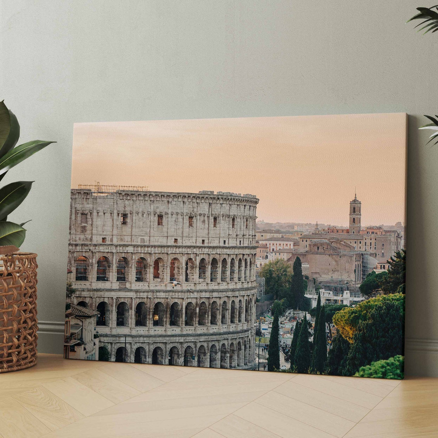 Rom - Collosseum bei Sonnenuntergang - Poster oder Leinwand