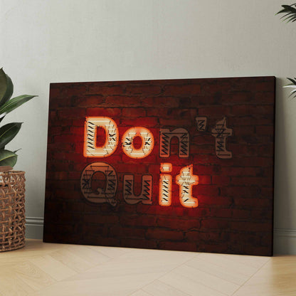 Don't quit - Do it - Poster oder Leinwand