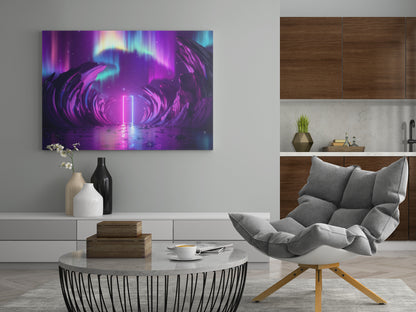 Epic Neon Lights - Poster oder Leinwand