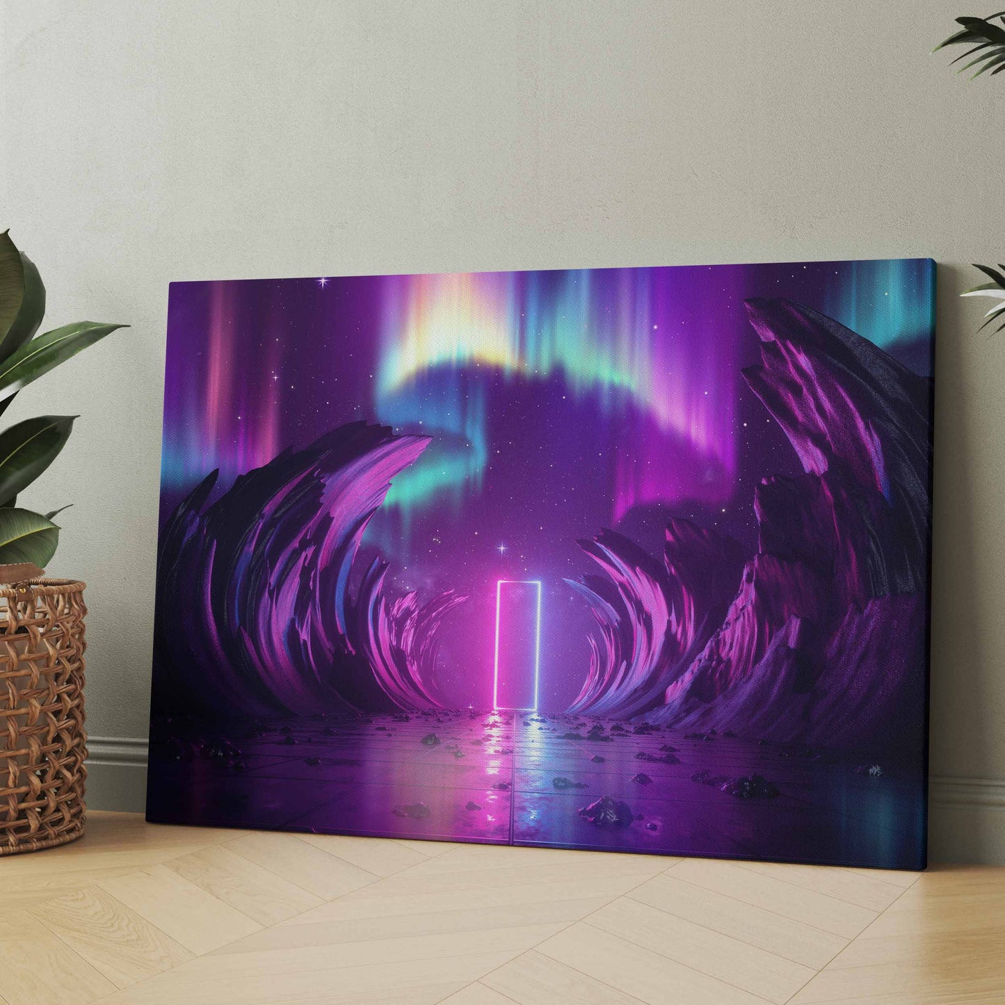 Epic Neon Lights - Poster oder Leinwand