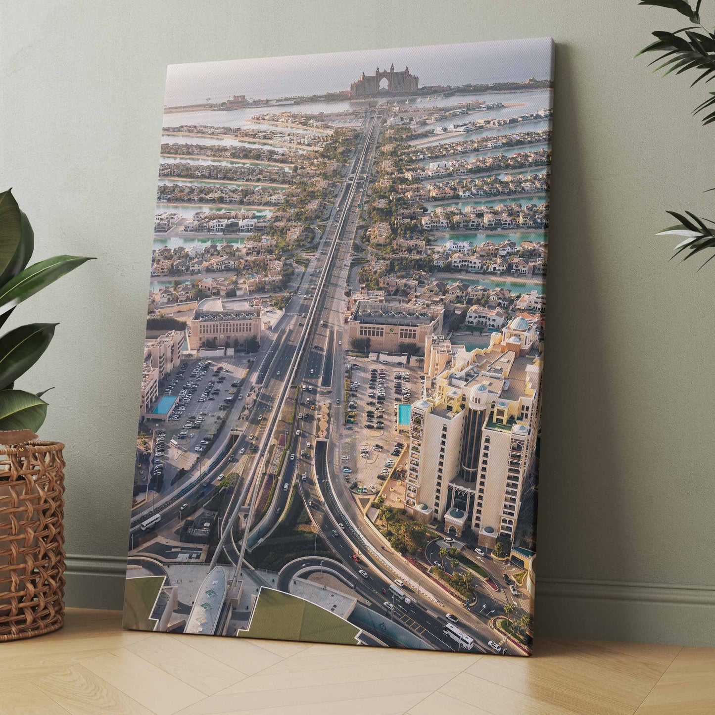 Palm Jumeirah Dubai  - Poster oder Leinwand