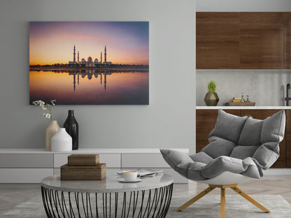 Scheich Zayid Moschee Abu Dhabi  - Poster oder Leinwand