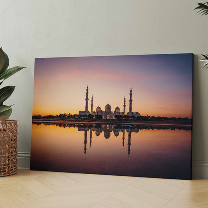 Scheich Zayid Moschee Abu Dhabi  - Poster oder Leinwand