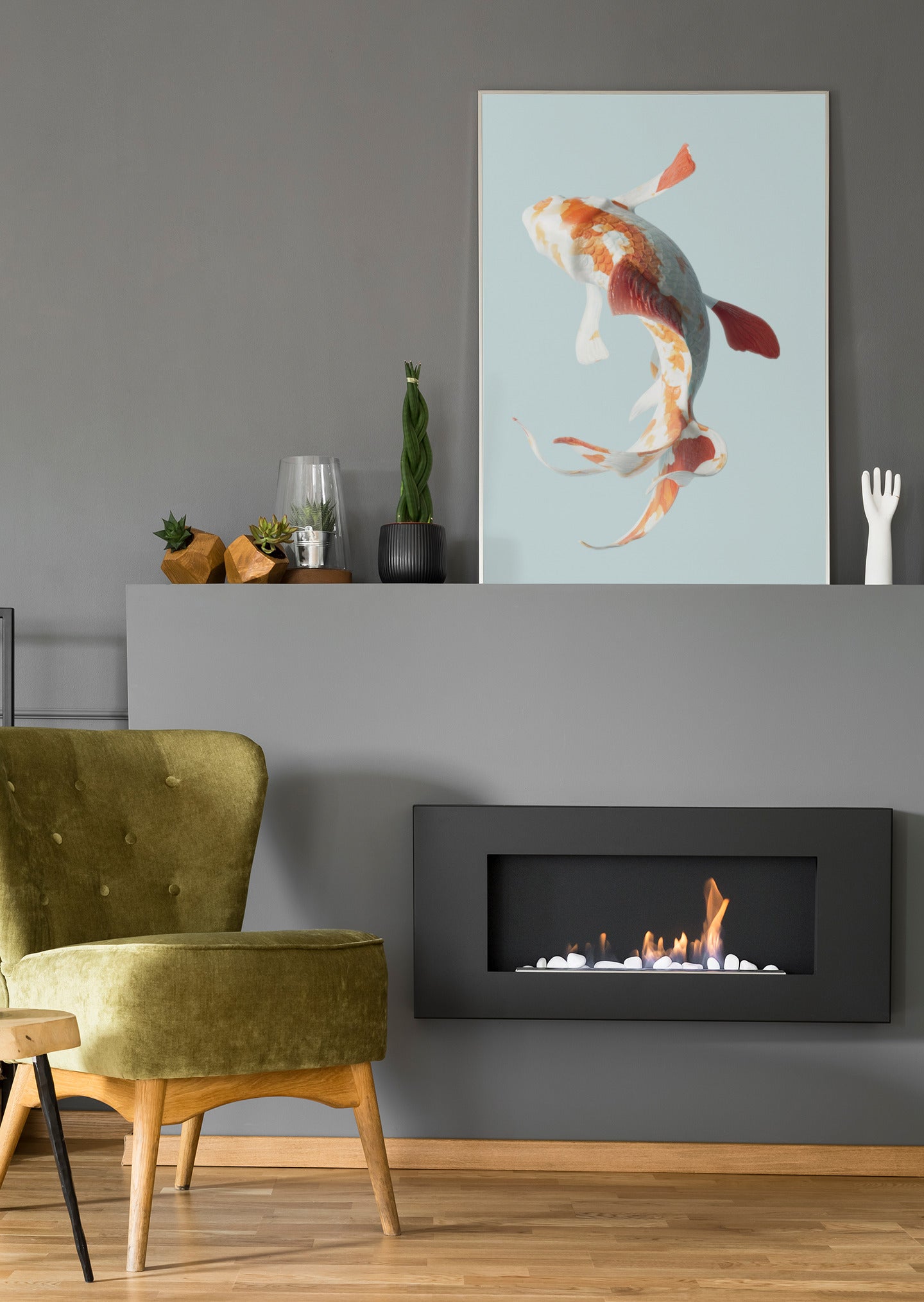 Fisch im Wasser - Poster oder Leinwand
