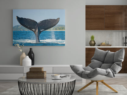 Flosse eines Buckelwals - Poster oder Leinwand