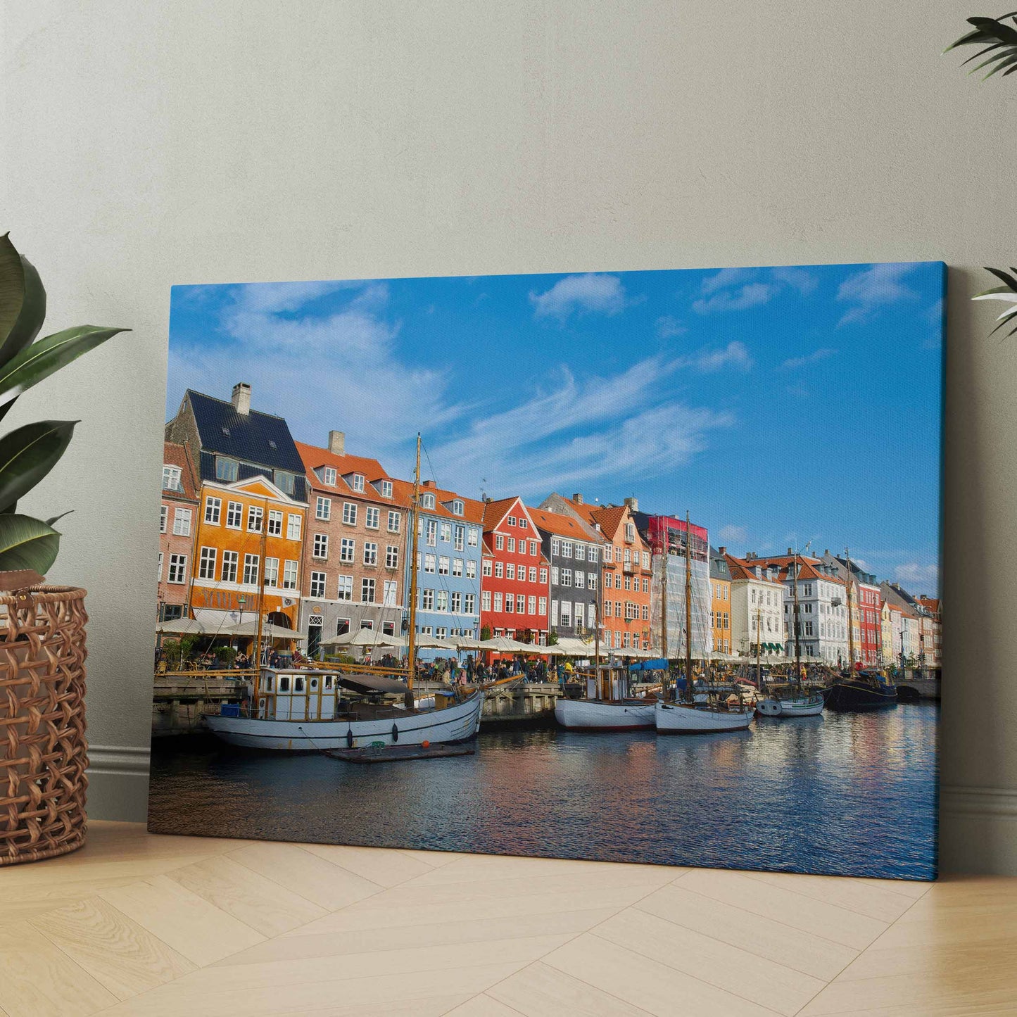 Kopenhagen Nyhavn - Poster oder Leinwand