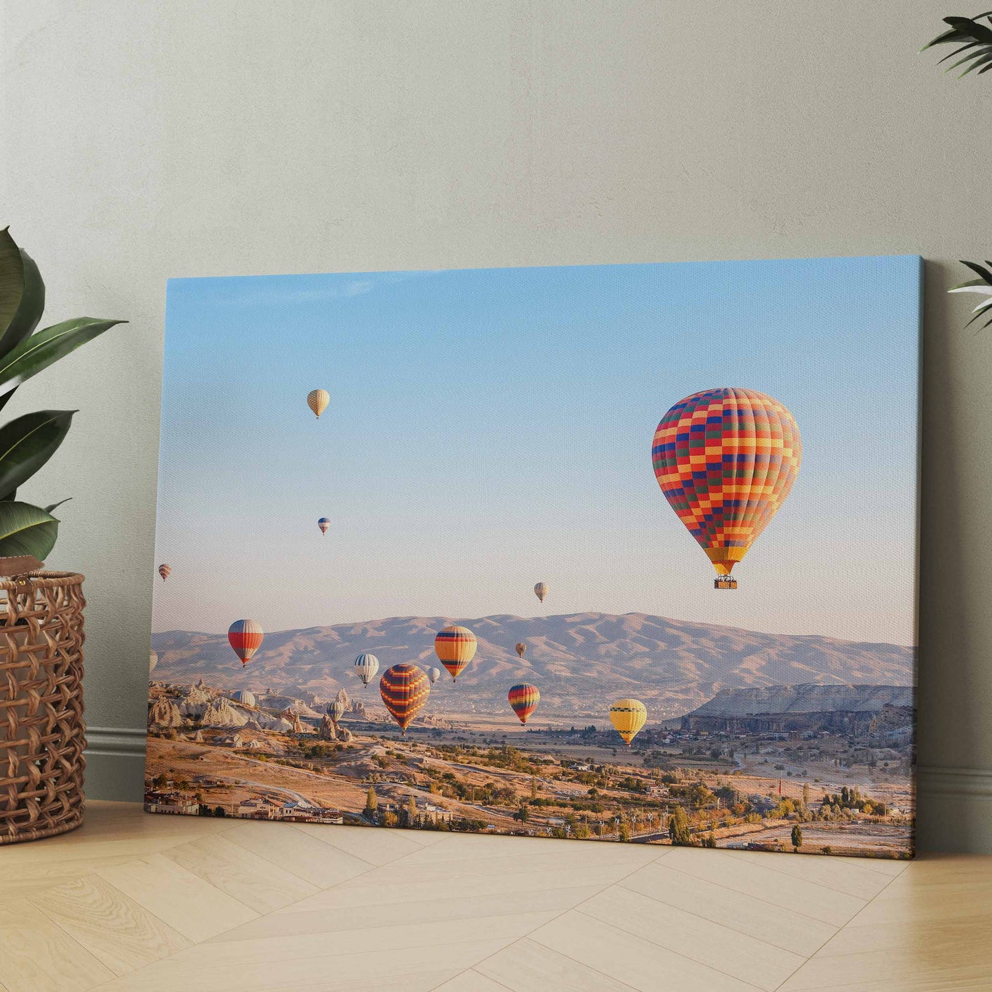 Heißluftballons in Kappadokien - Poster oder Leinwand