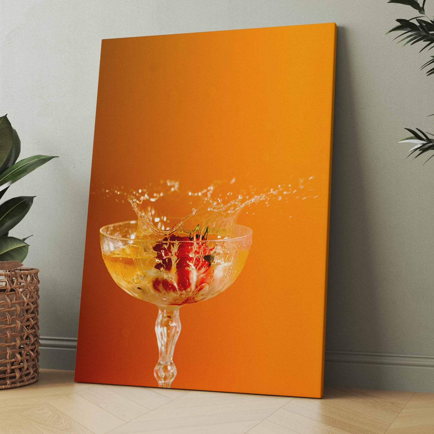 Fresh Orange Drink - Poster oder Leinwand