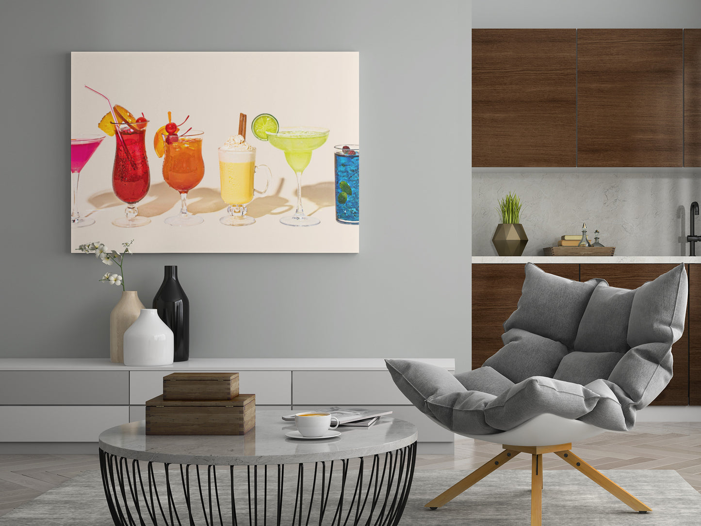 Cocktail Ensemble - Poster oder Leinwand