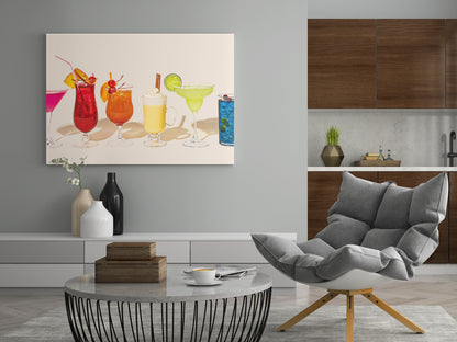 Cocktail Ensemble - Poster oder Leinwand