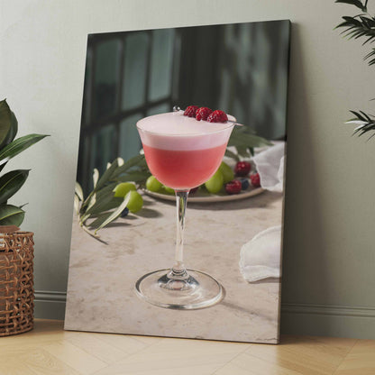Raspberry Cocktail  - Poster oder Leinwand