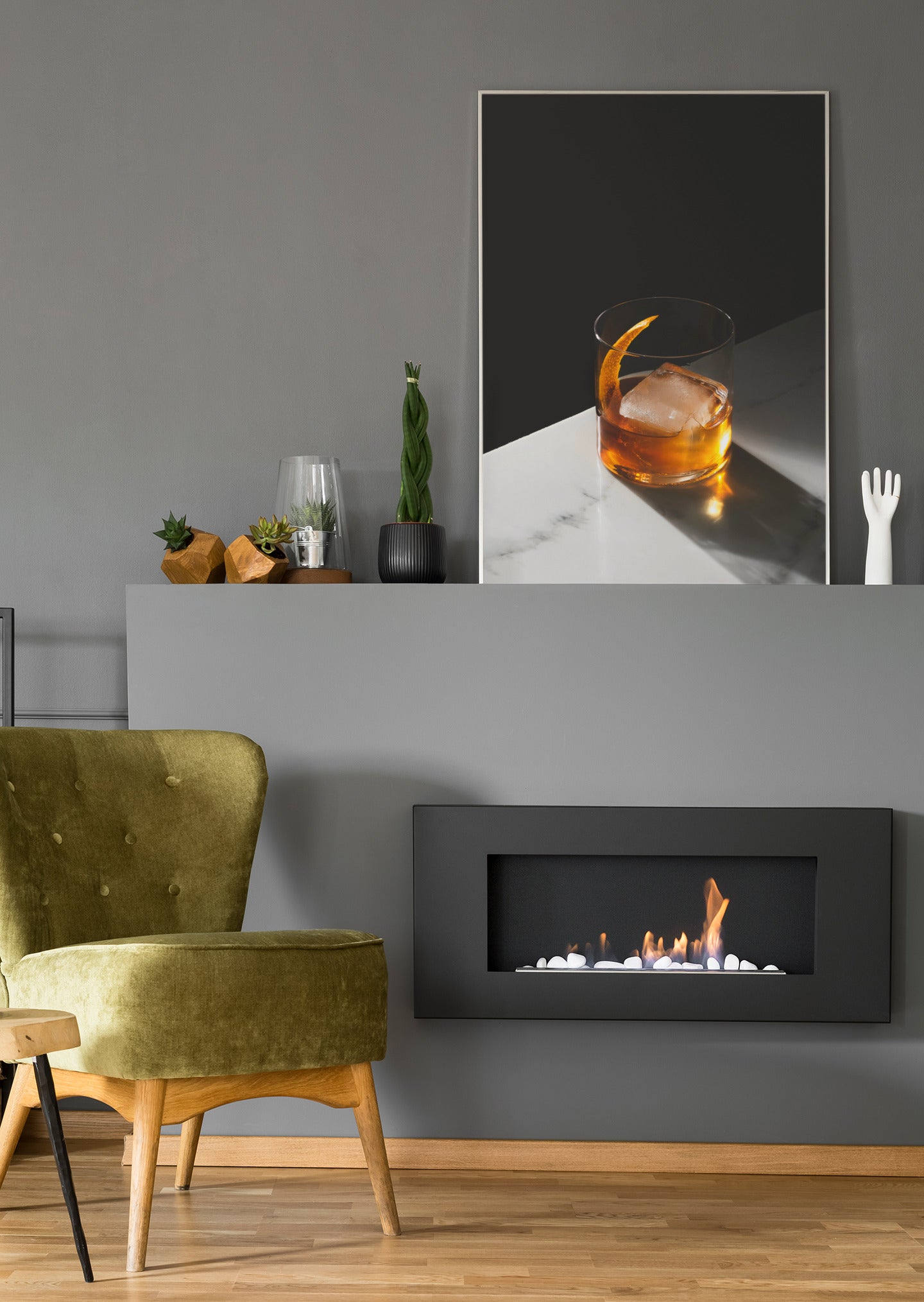 Orange Single Malt Whiskey - Poster oder Leinwand