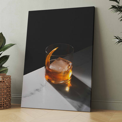 Orange Single Malt Whiskey - Poster oder Leinwand