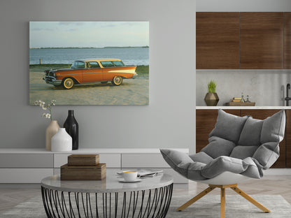 1958 Chevrolet Bel Air Nomad - Poster oder Leinwand