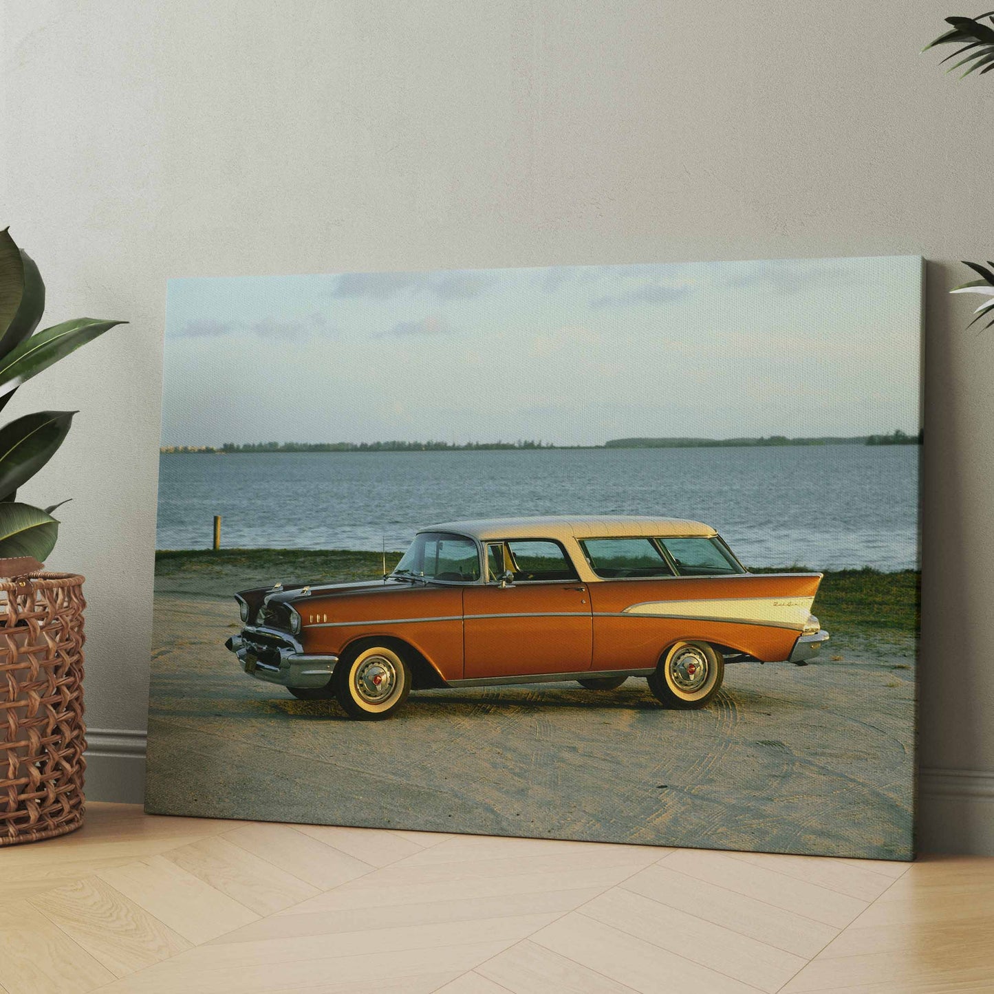 1958 Chevrolet Bel Air Nomad - Poster oder Leinwand