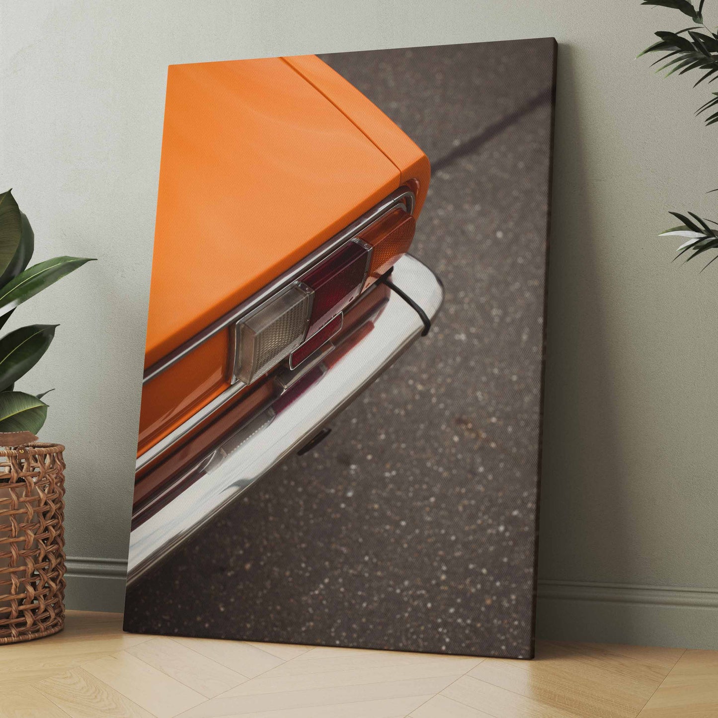 Oldtimer Orange - Poster oder Leinwand