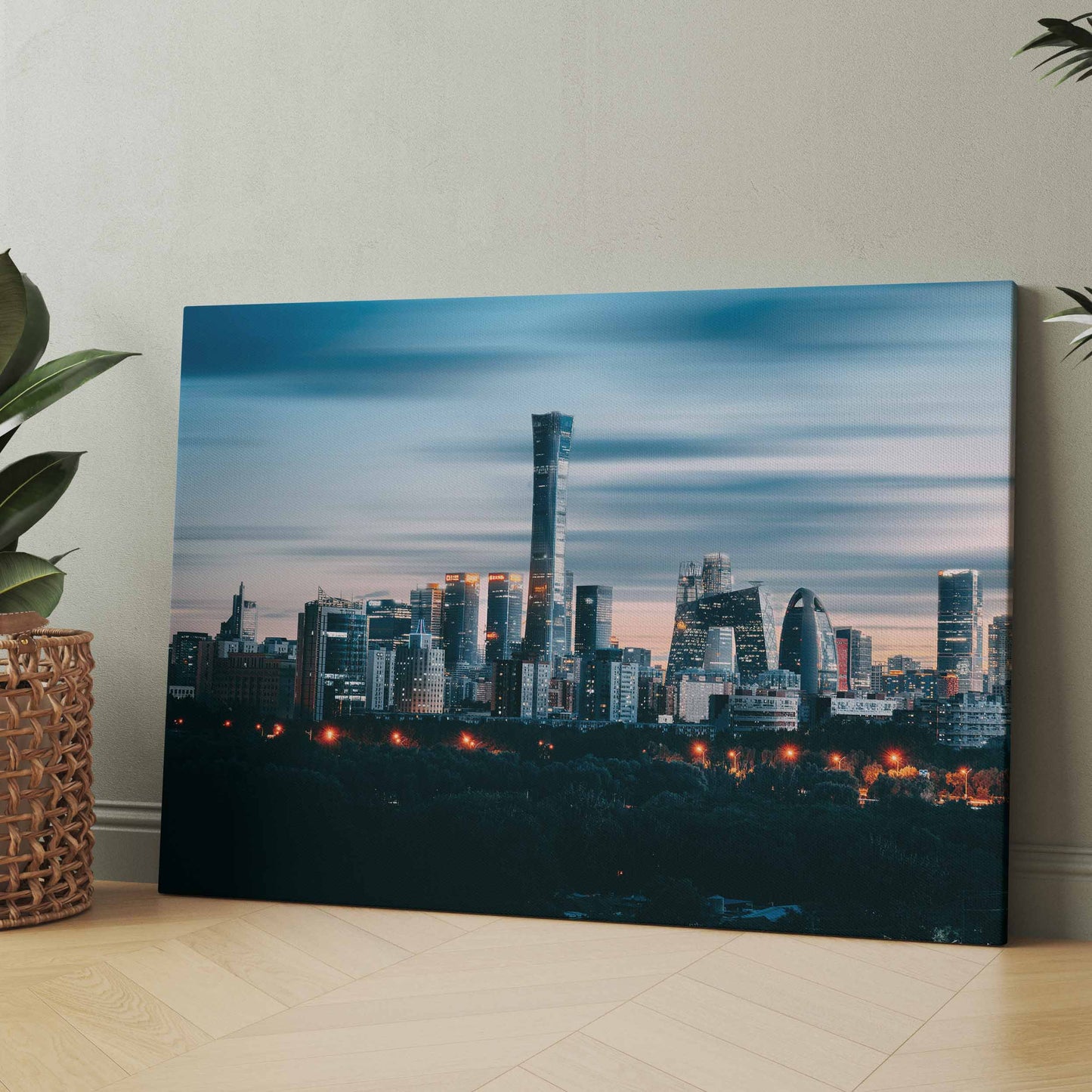 Beijing bei Nacht - Poster oder Leinwand