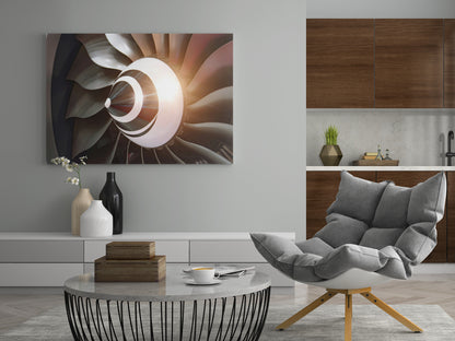 Airplane Engine - Poster oder Leinwand