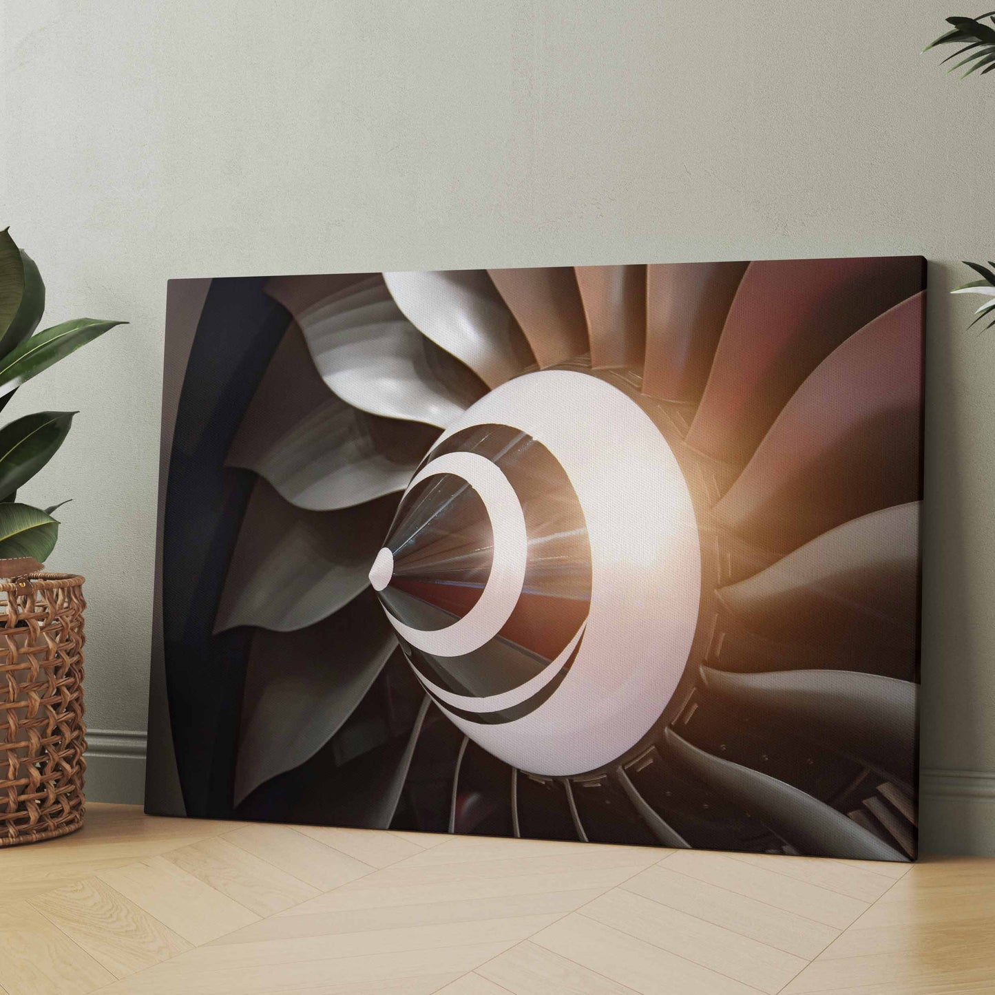 Airplane Engine - Poster oder Leinwand