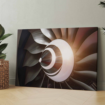 Airplane Engine - Poster oder Leinwand