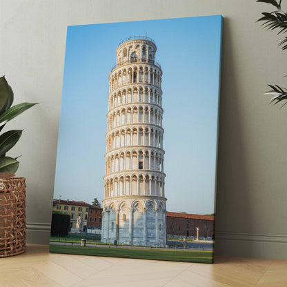 Schiefer Turm von Pisa - Poster oder Leinwand