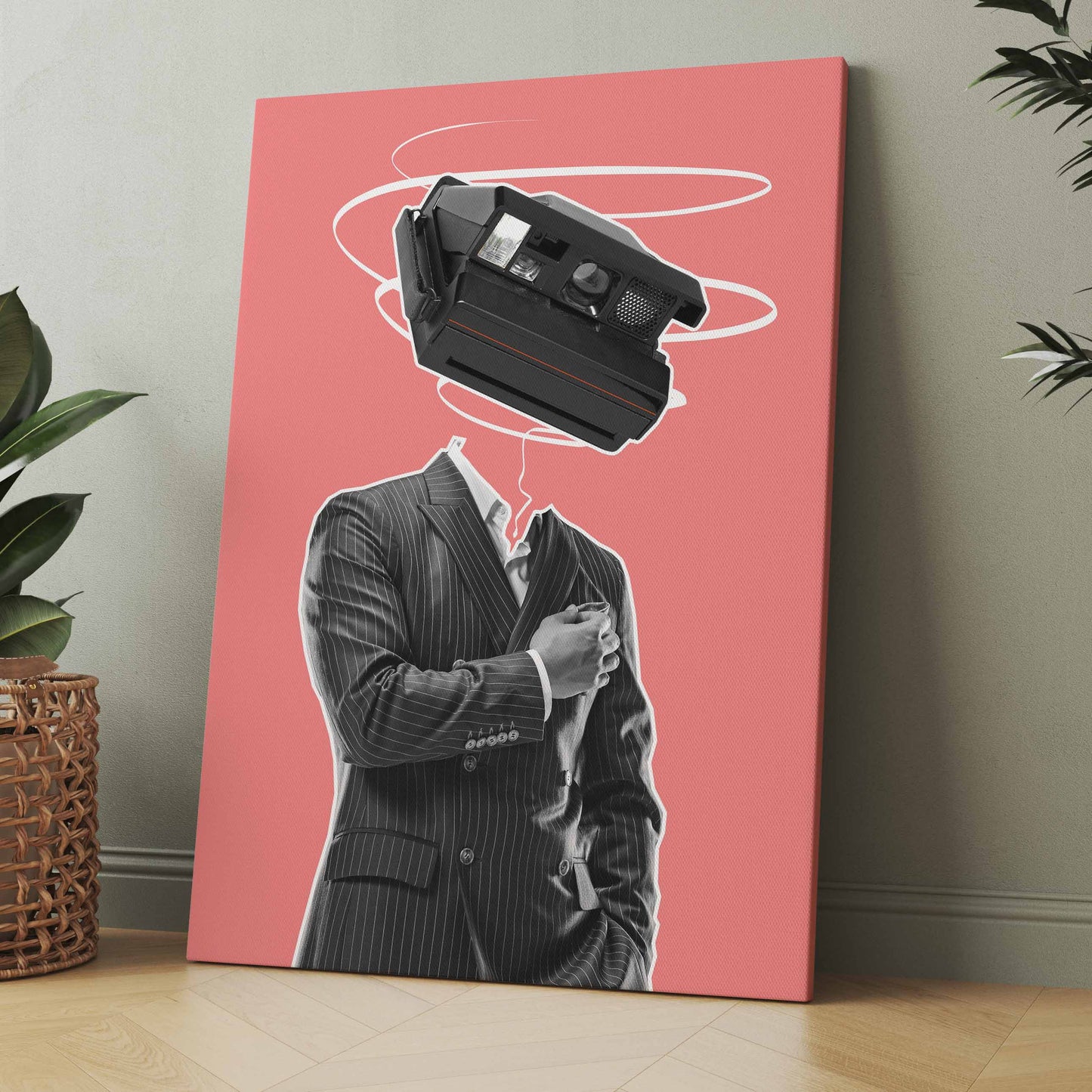 Vintage Camera Men - Poster oder Leinwand