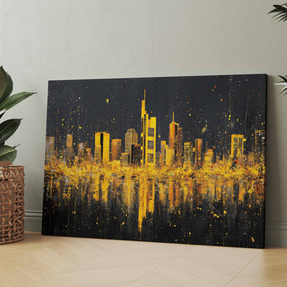 Frankfurt City Skyline - Poster oder Leinwand
