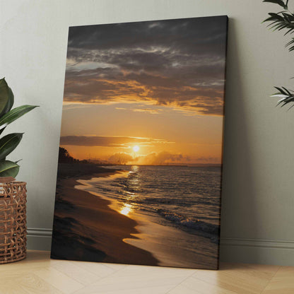 Ostsee im Sonnenuntergang - Poster oder Leinwand