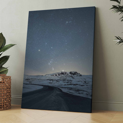 Norwegischer Sternenhimmel - Poster oder Leinwand
